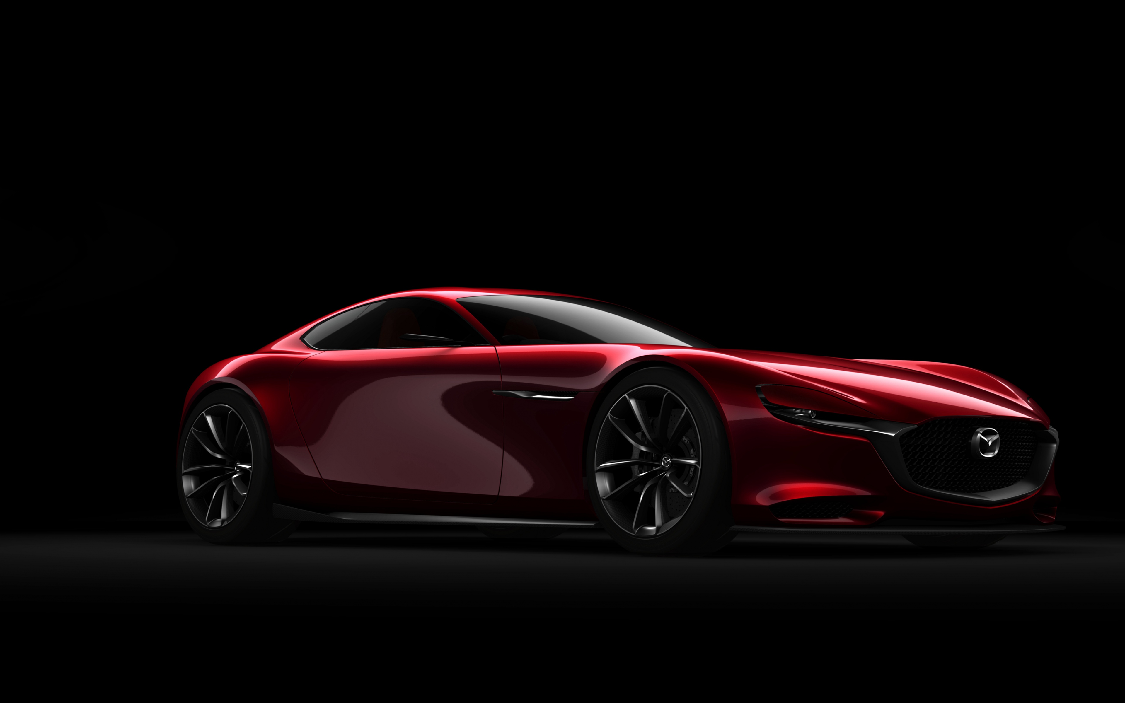 Mazda Rx Vision Concept Side Red Car Wallpaper Wallpaperbyte