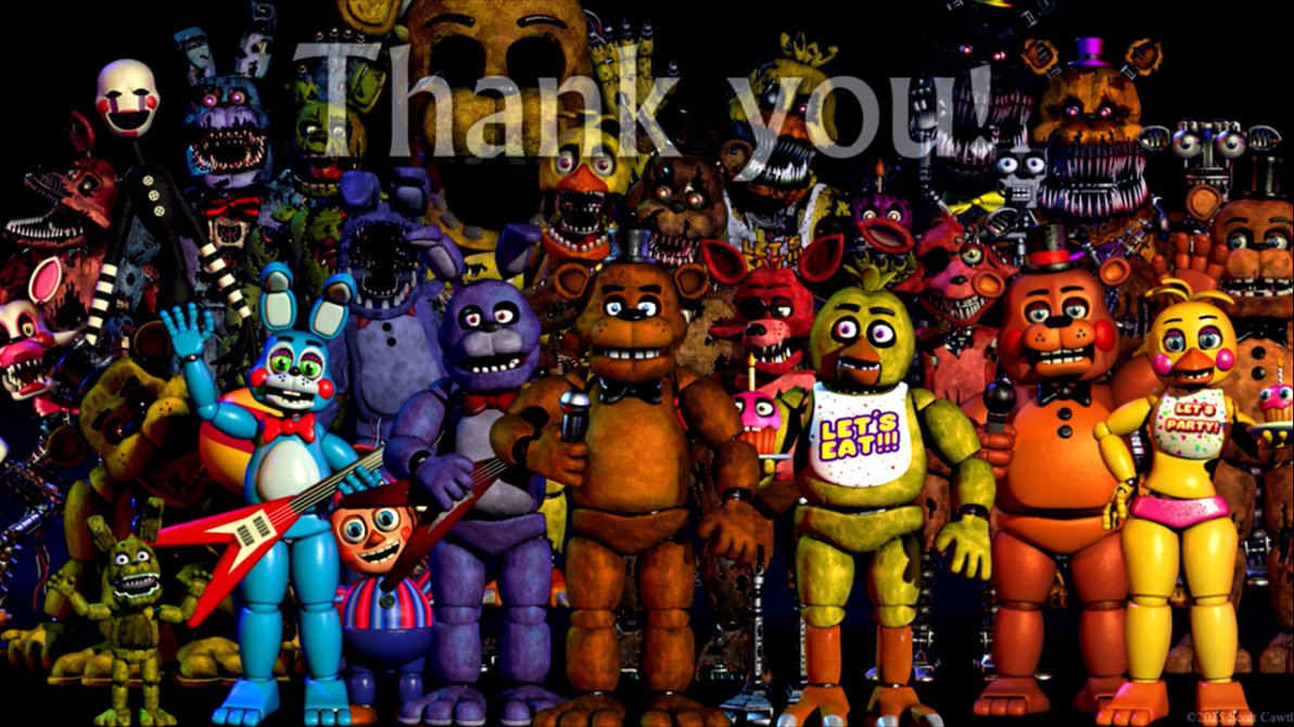 Fnaf Thank You Image By Digiradiance