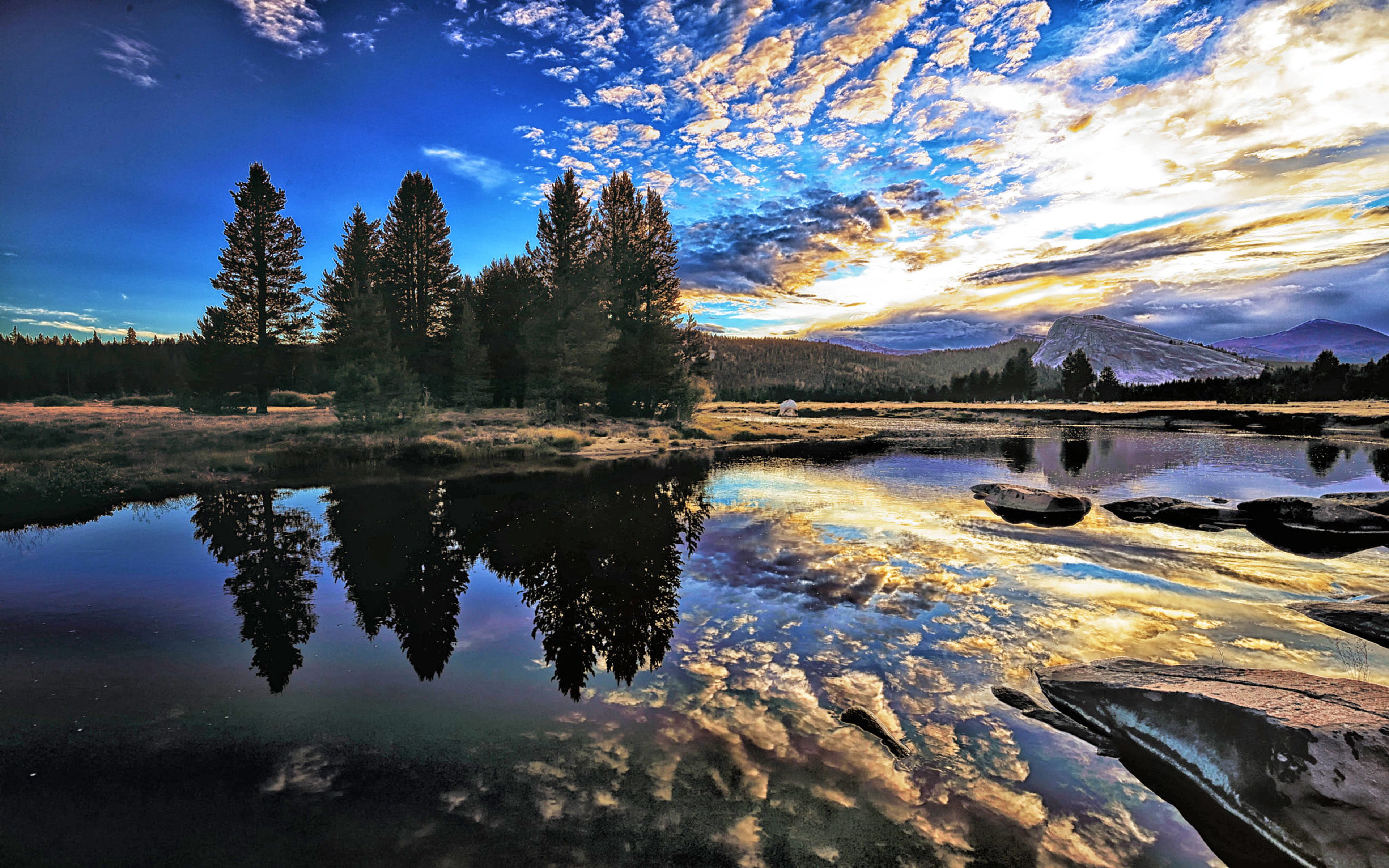 Tuolumne River County California United States 4k Ultra HD Wallpaper