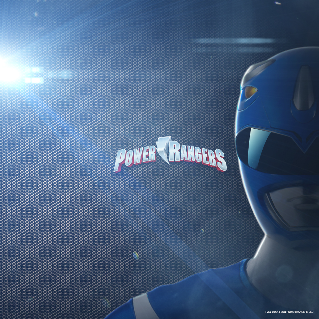 Power Rangers Blue iPad Wallpaper The Official