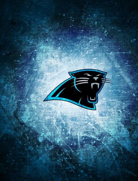 Panthers Glowing Mascot Logo by telephonewallpapercom