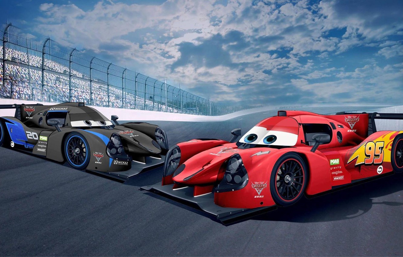 Wallpaper Car Cinema Disney Pixar Cars Race Speed Movie