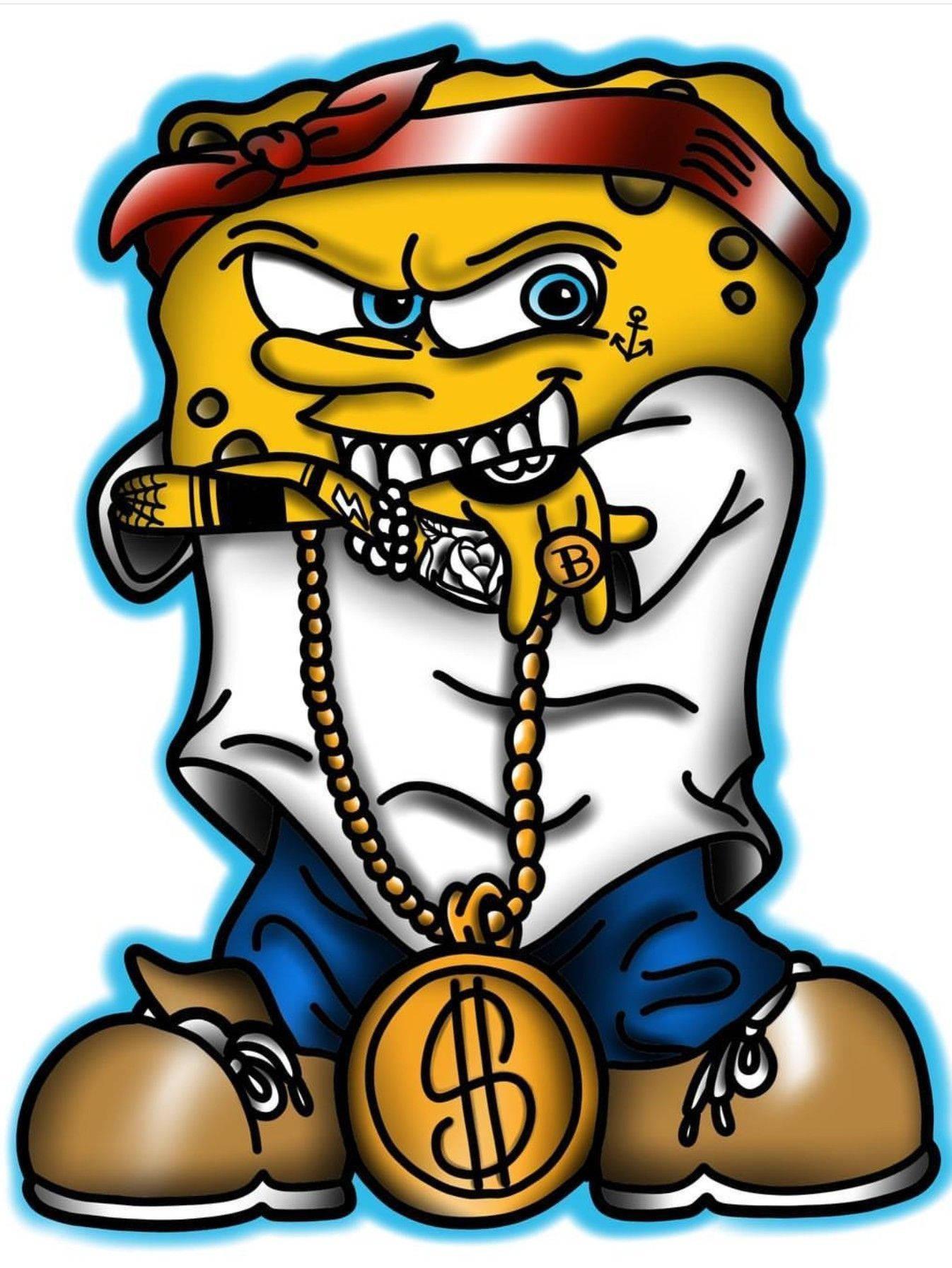 Gangster Spongebob Wallpaper