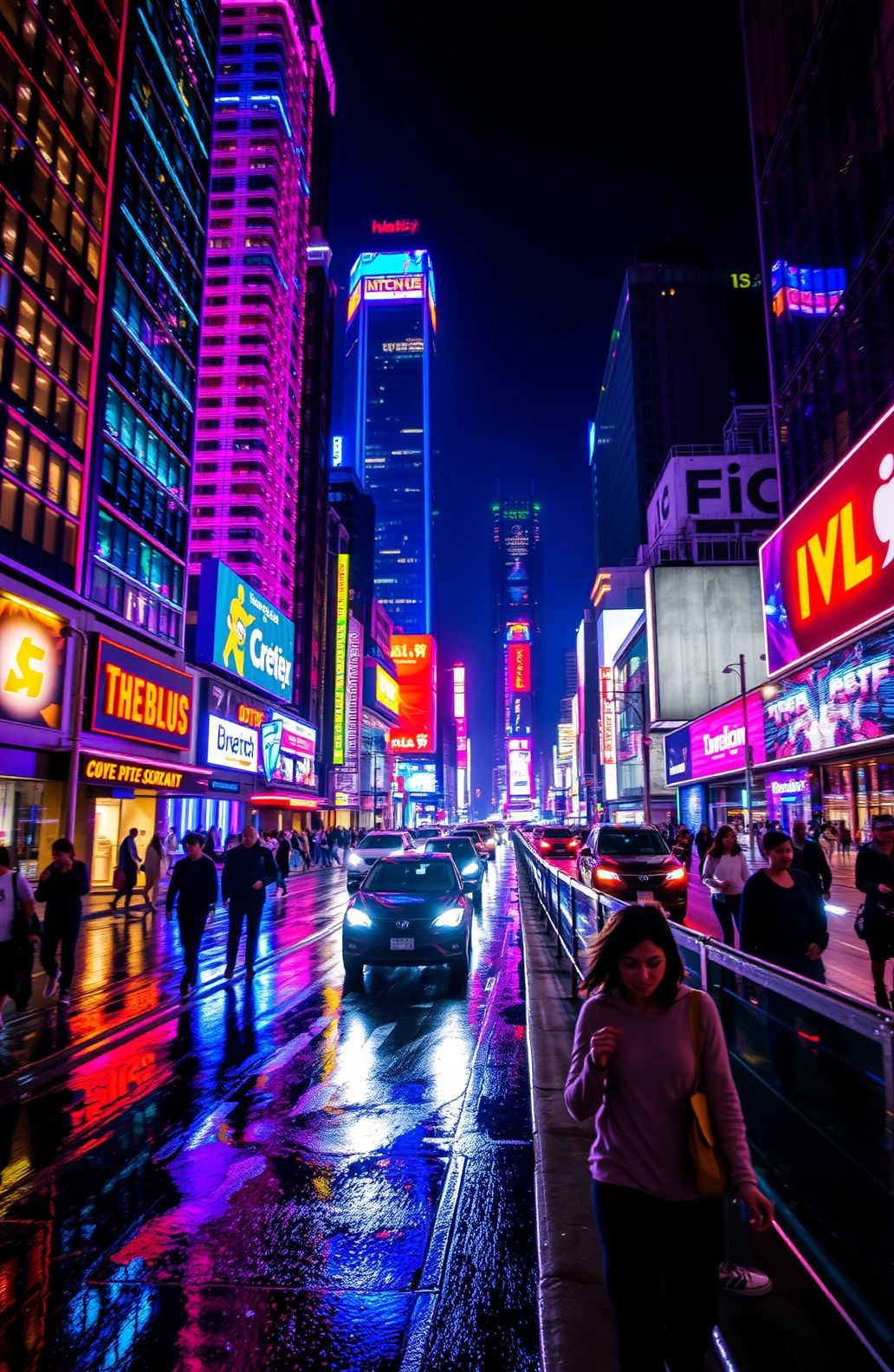 Street Wallpaper HD Night City