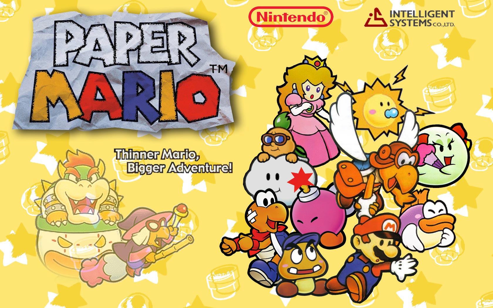 Games Wallpaper Paper Mario Characters
