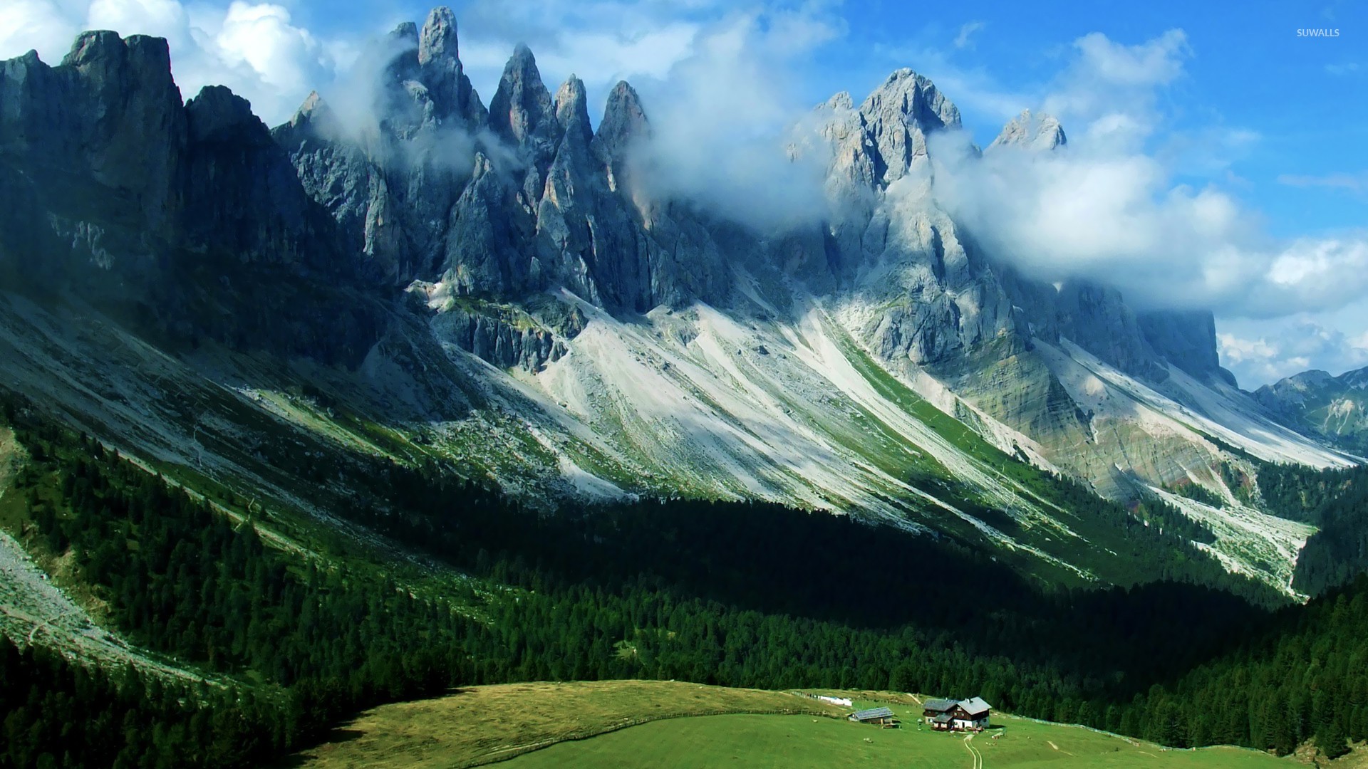 Dolomites Italy Wallpaper Nature