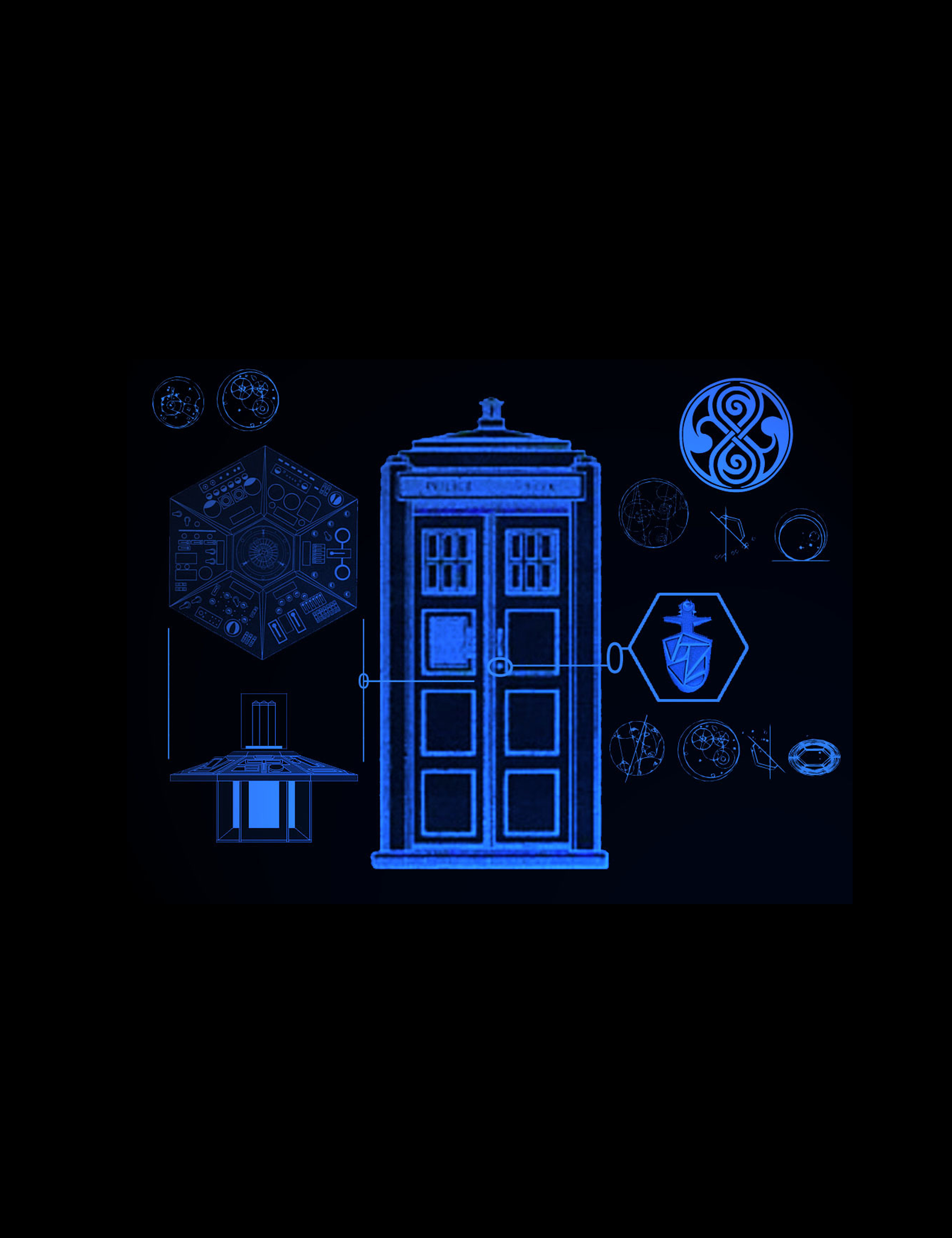 Doctor Who Tardis iPad Wallpaper