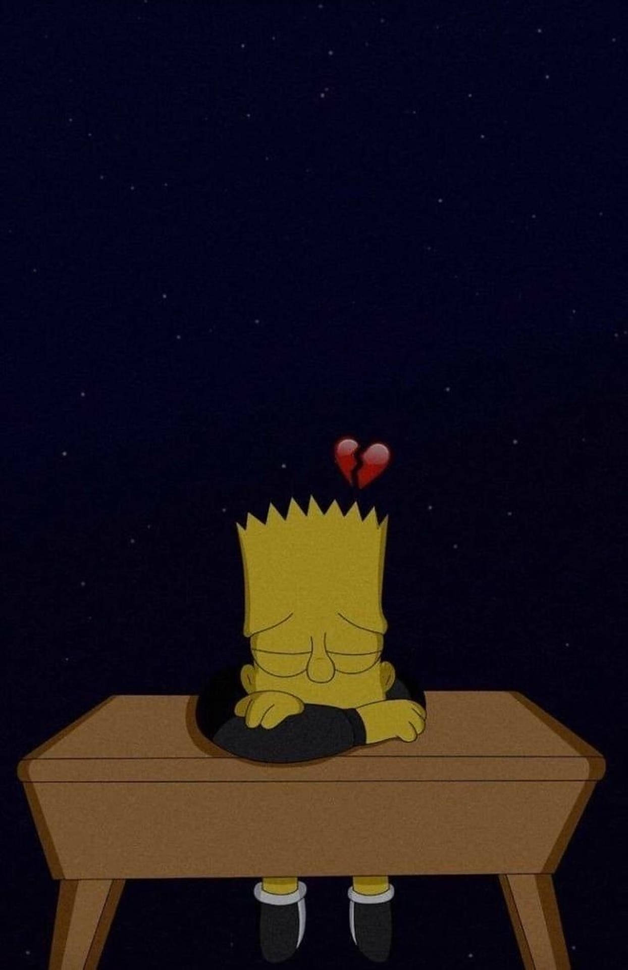 Bart Simpson Sad Wallpaper