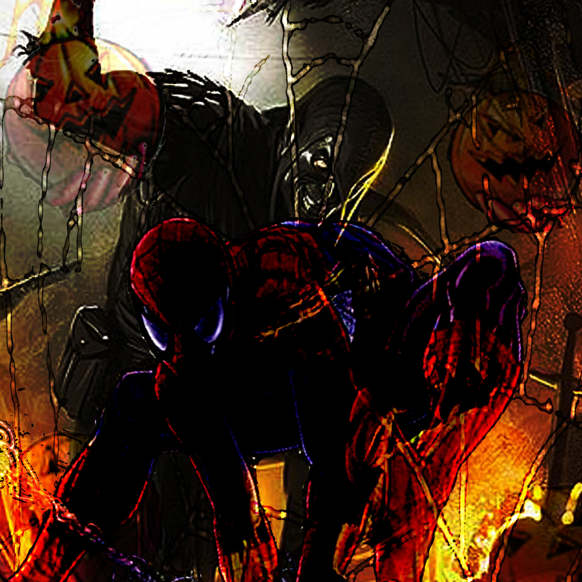 Marvel Spiderman Green Goblin By Mkh2