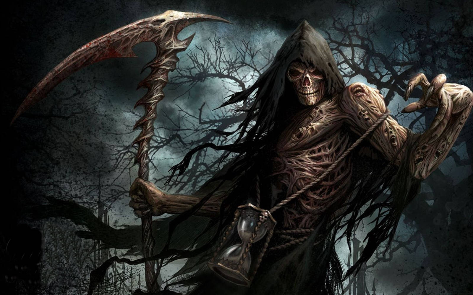 Cool 3d Ghost In Dark Forest Zrlrq6h91ro2pw8t Wallpaper