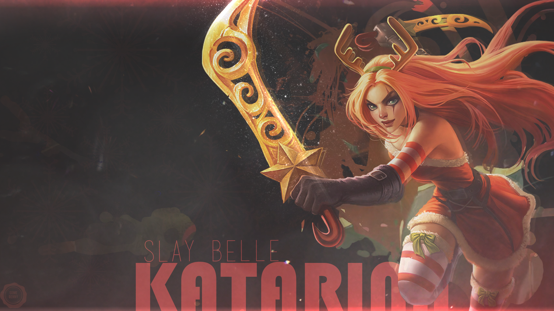 Slay Belle Katarina League Of Legends Full HD Wall By Somebenny On