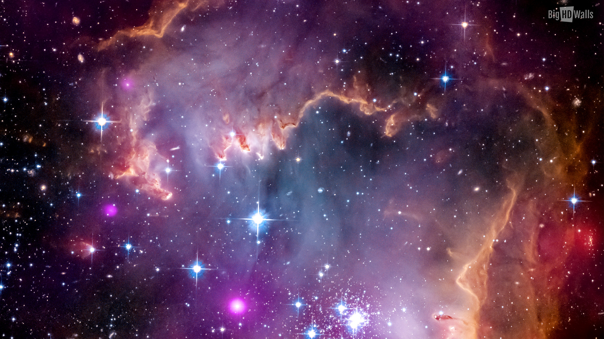 Magellanic Cloud Hd Space wallpaper008