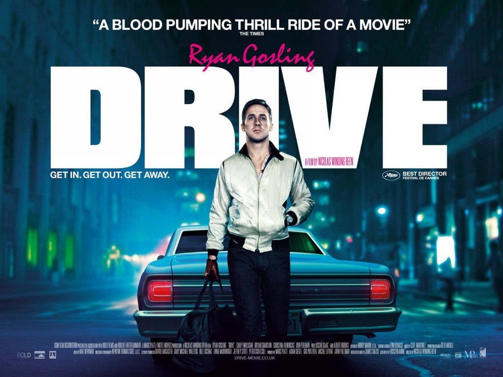 Drive Movie Poster   Ryan Gosling Movies Parties