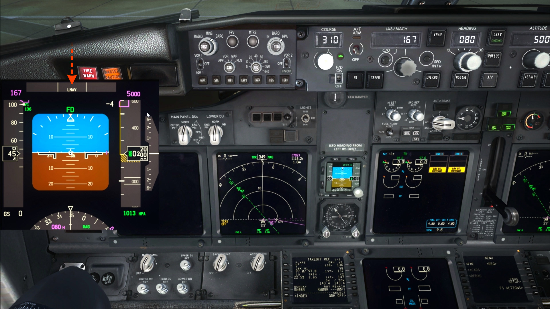 737 600 cockpit