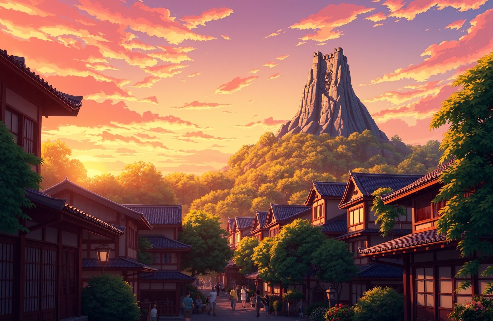 Hidden Leaf Village Wallpaper