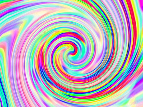 Rainbow Swirl Background I Created By Charlottes Photo