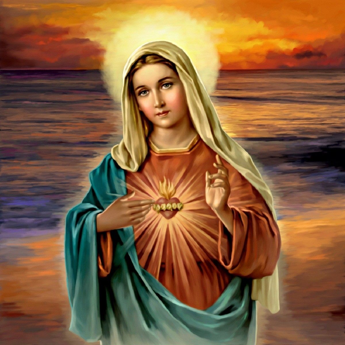 Picture Of Mother Mary Full HD 1080p For Pc Background