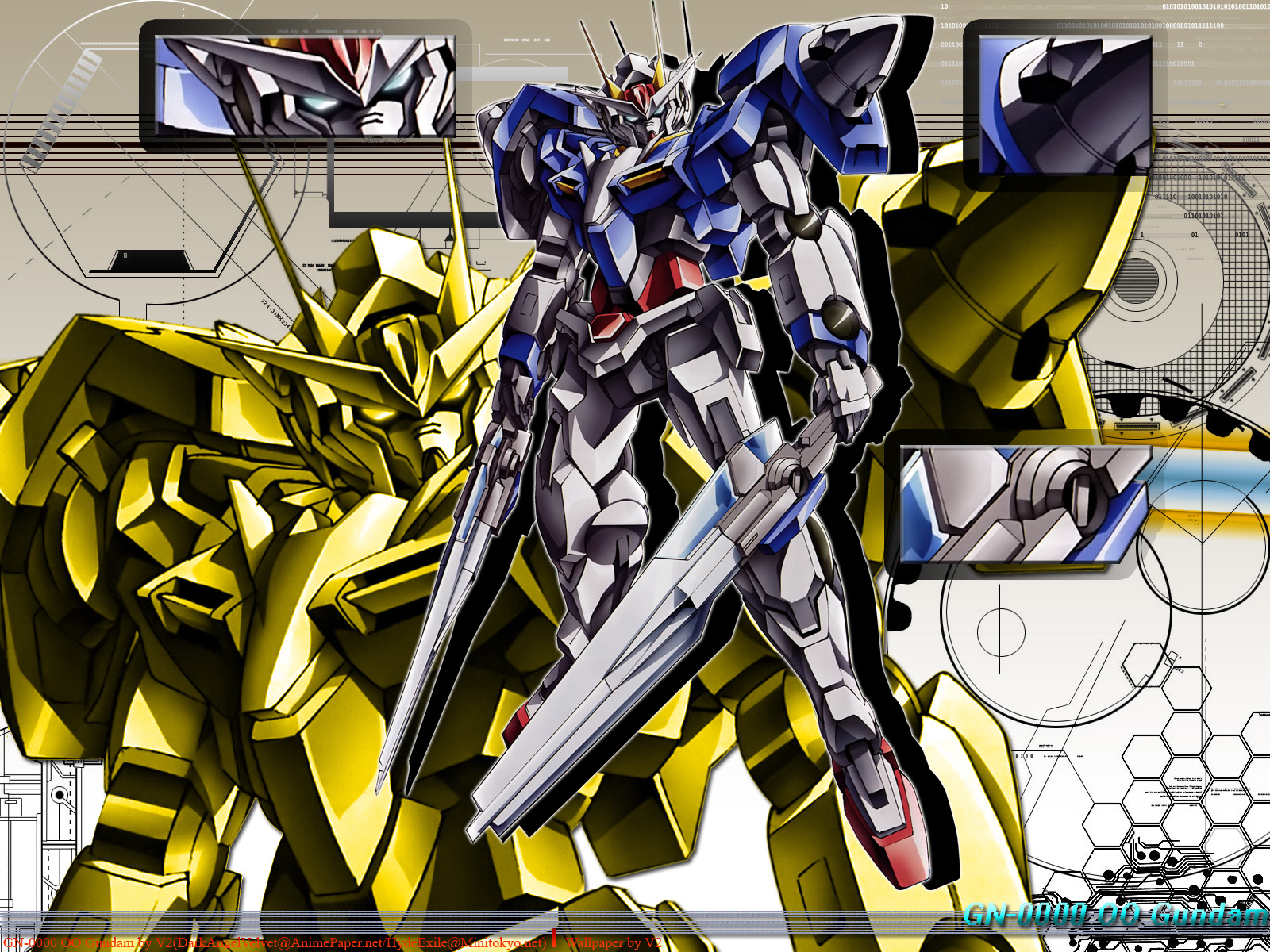Mobile Suit Gundam Wallpaper Gn Oo Minitokyo