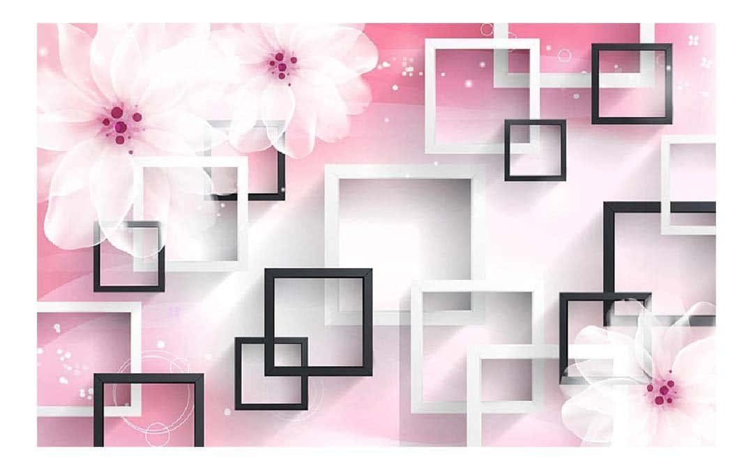 Pink Black And White Wallpaper