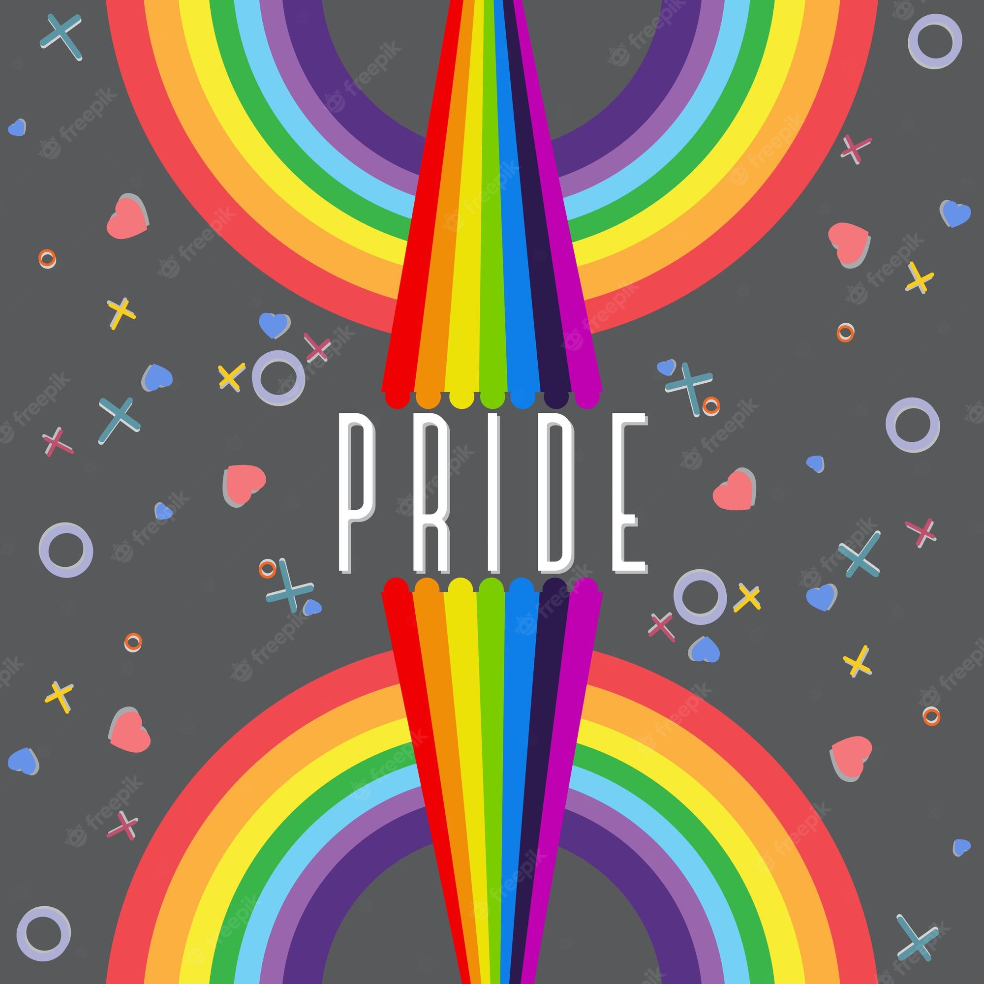 Premium Vector Gay Pride Background Lgbt Day Illustration