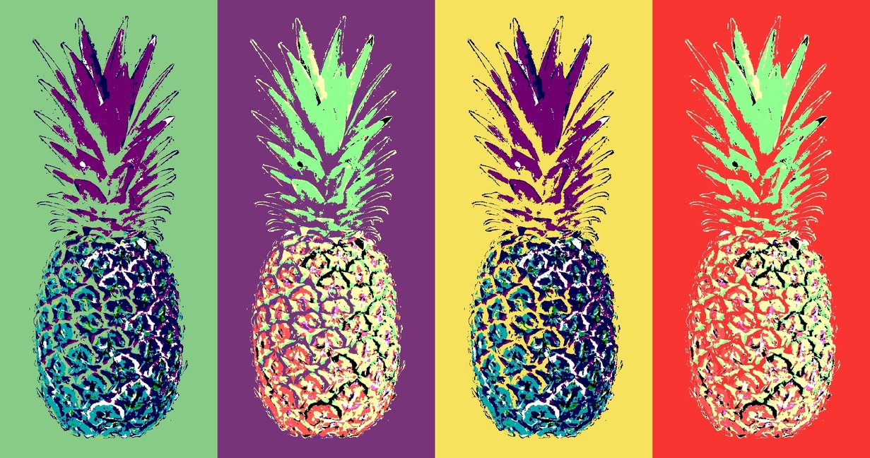 Bossa Nova Pineapple Wallpaper