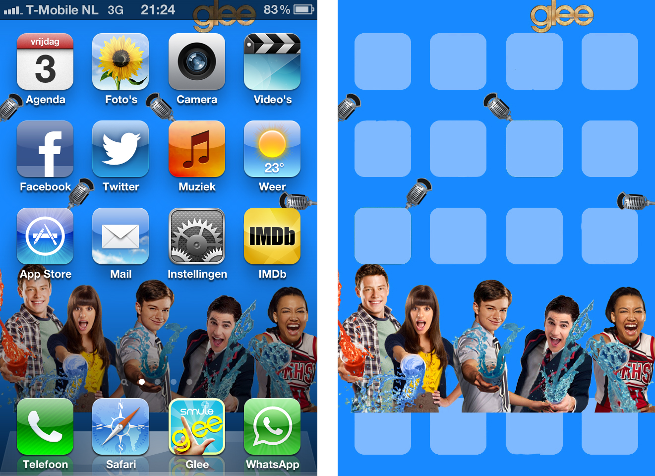User Nipjegleek Custom Made Glee iPhone Background Wiki