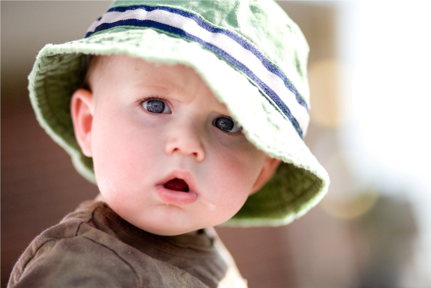 Cute Baby Boy Wear Round Cap HD Pics Wallpaper