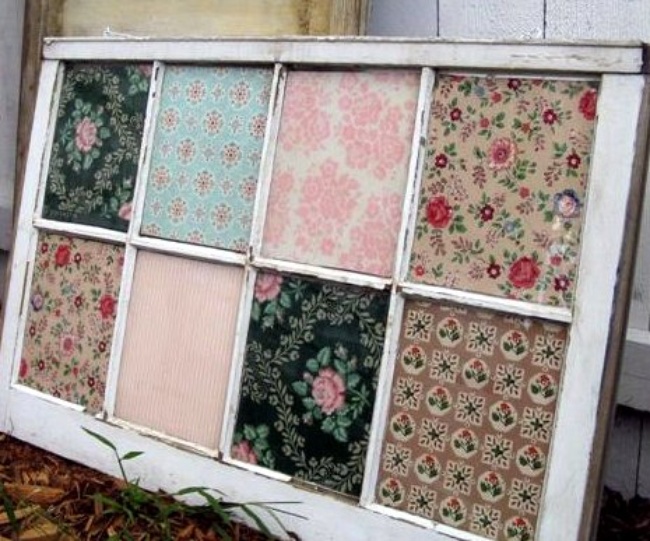 Old Window And Vintage Wallpaper If You Have Samples This