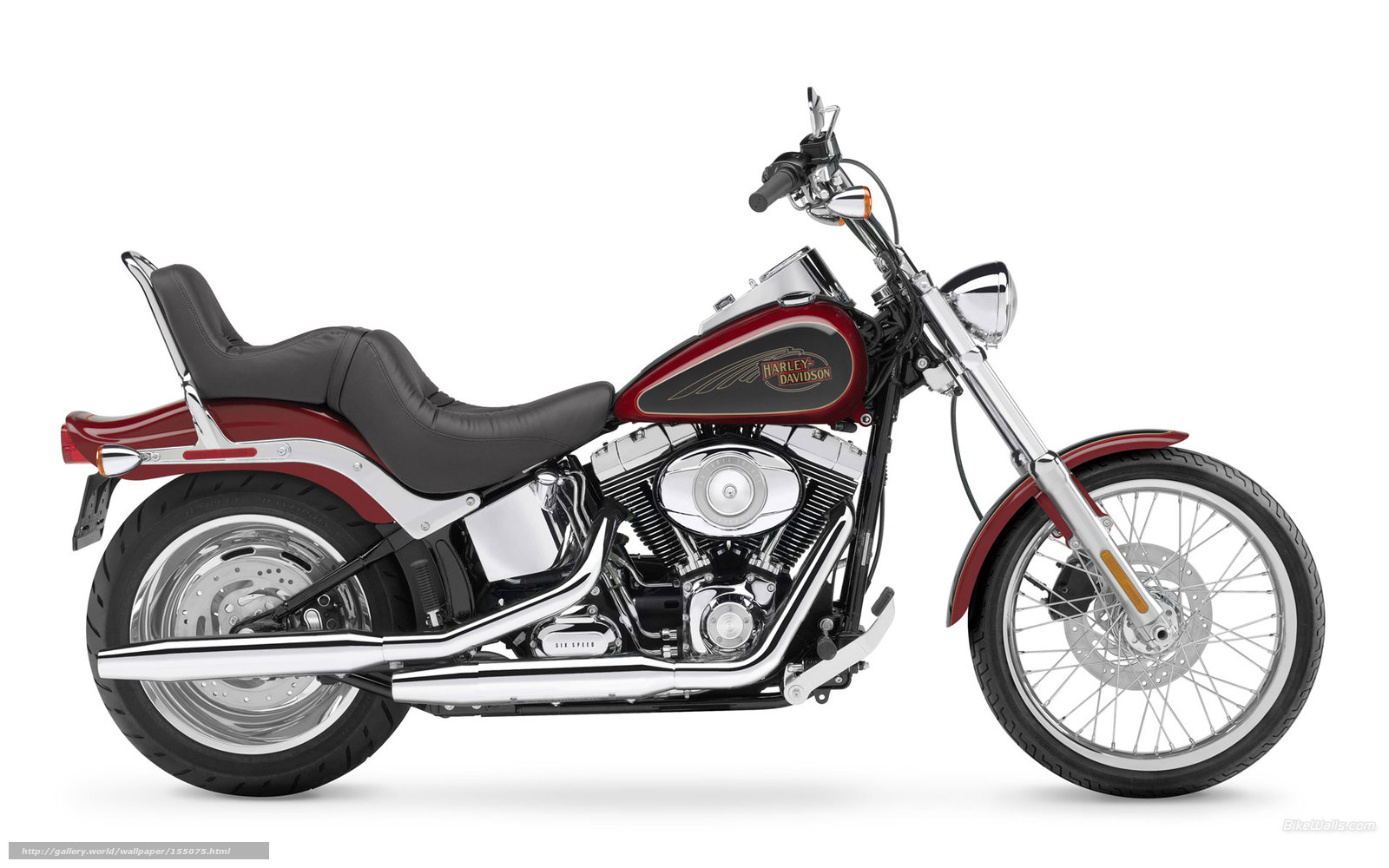 Wallpaper Harley Davidson Softail Fxstc Custom