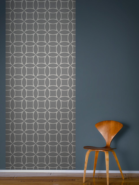 Circle Square Wallpaper Tiles   Modern   Wallpaper   los angeles   by