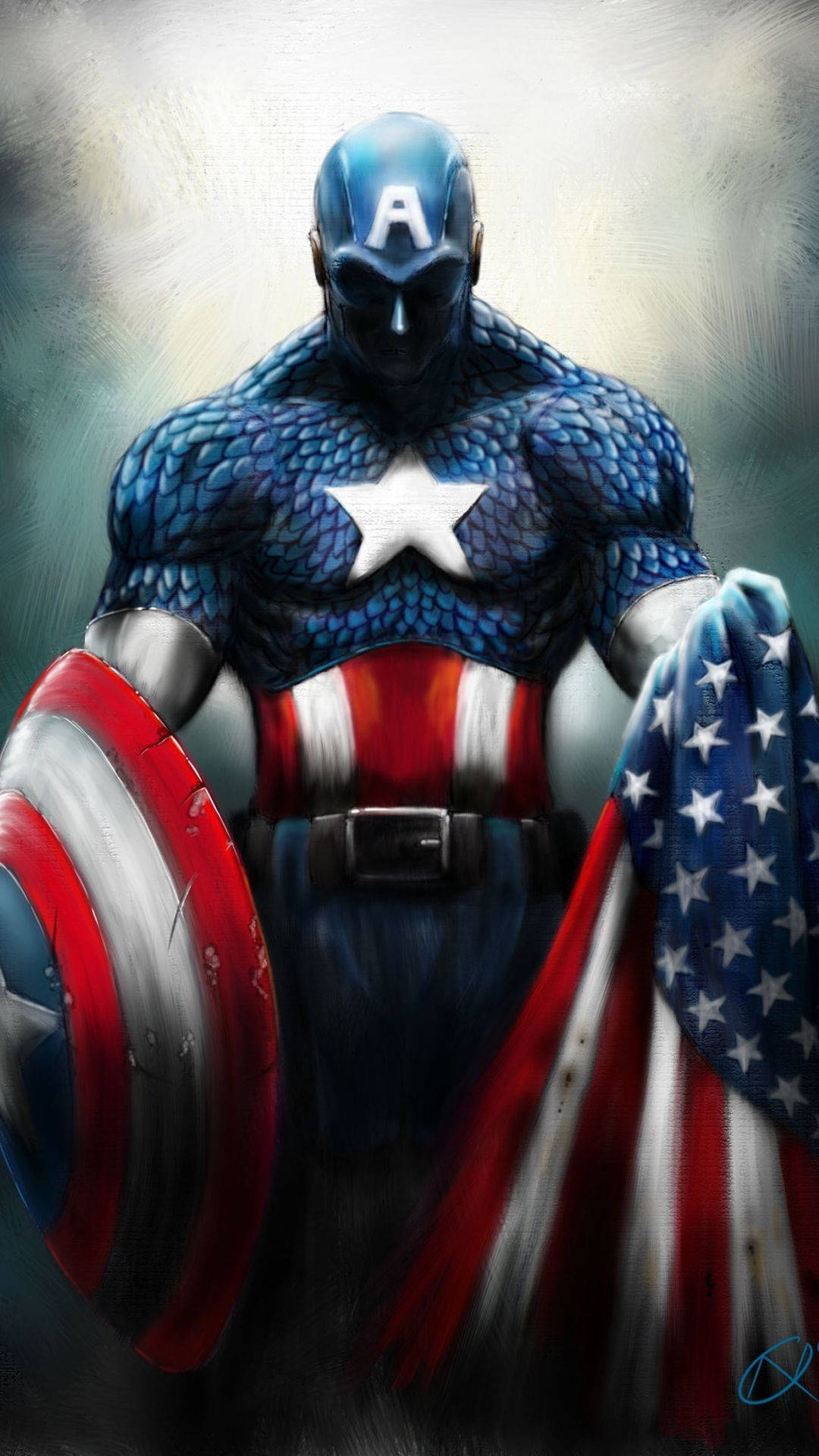 Captain America Shield Wallpaper
