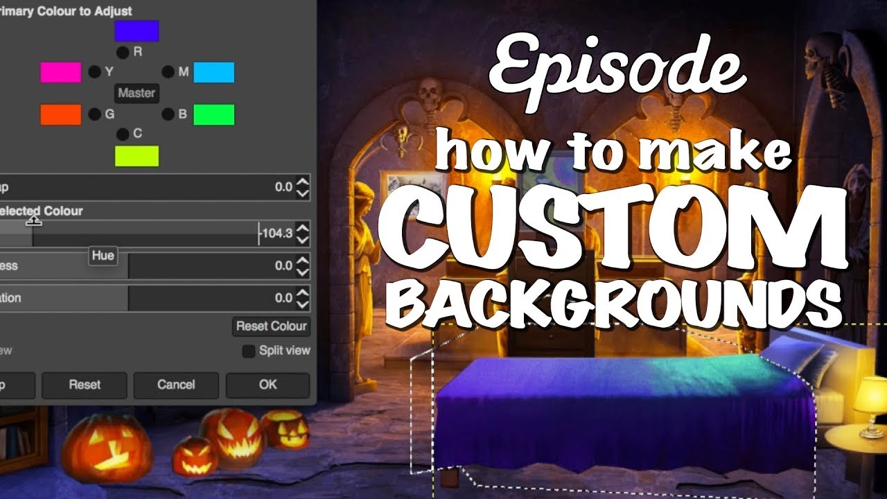 How To Make Custom Background Episode Tutorial
