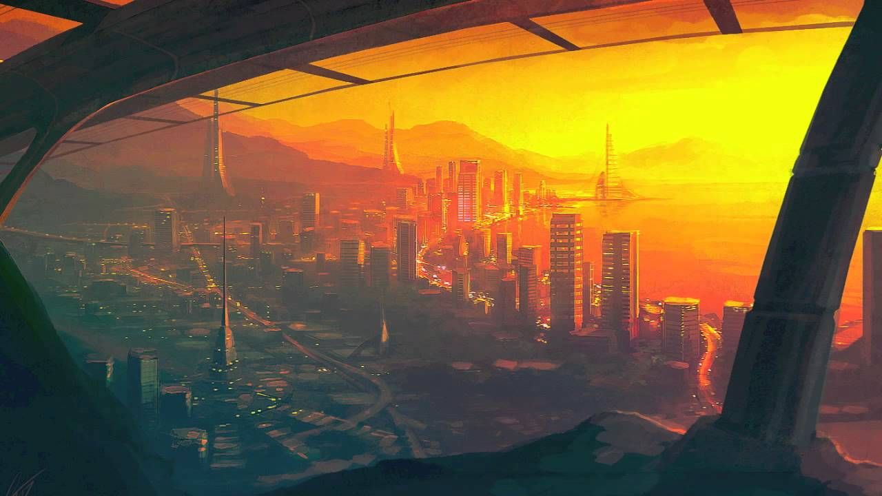Mitis Identity Futuristic City Future Wallpaper