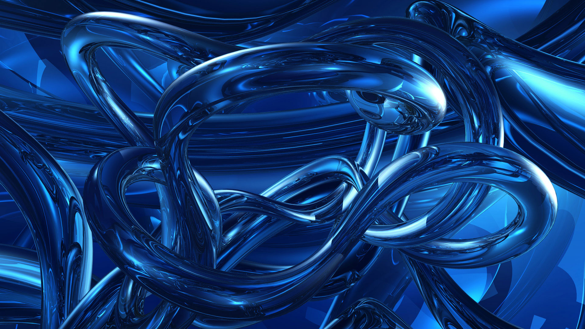 Dark Blue Abstract Desktop Wallpaper