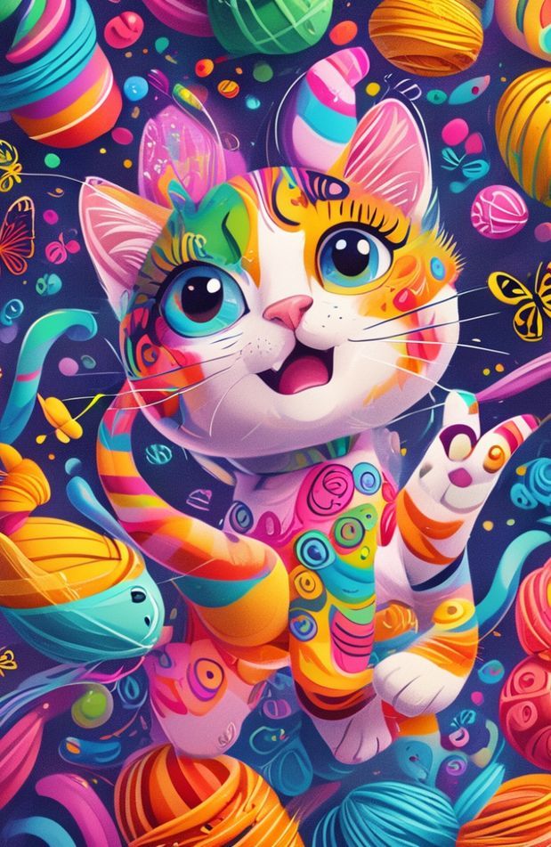 Cartoon Cat Wallpaper