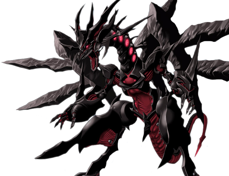 Anime Epic Red And Black Dragon Render by MasterGawain 779x600