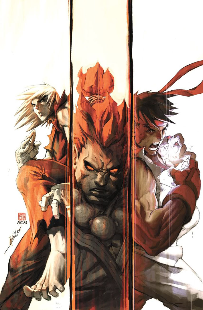 Ken Akuma Ryu Fighting Games Wallpaper Image Featuring Street