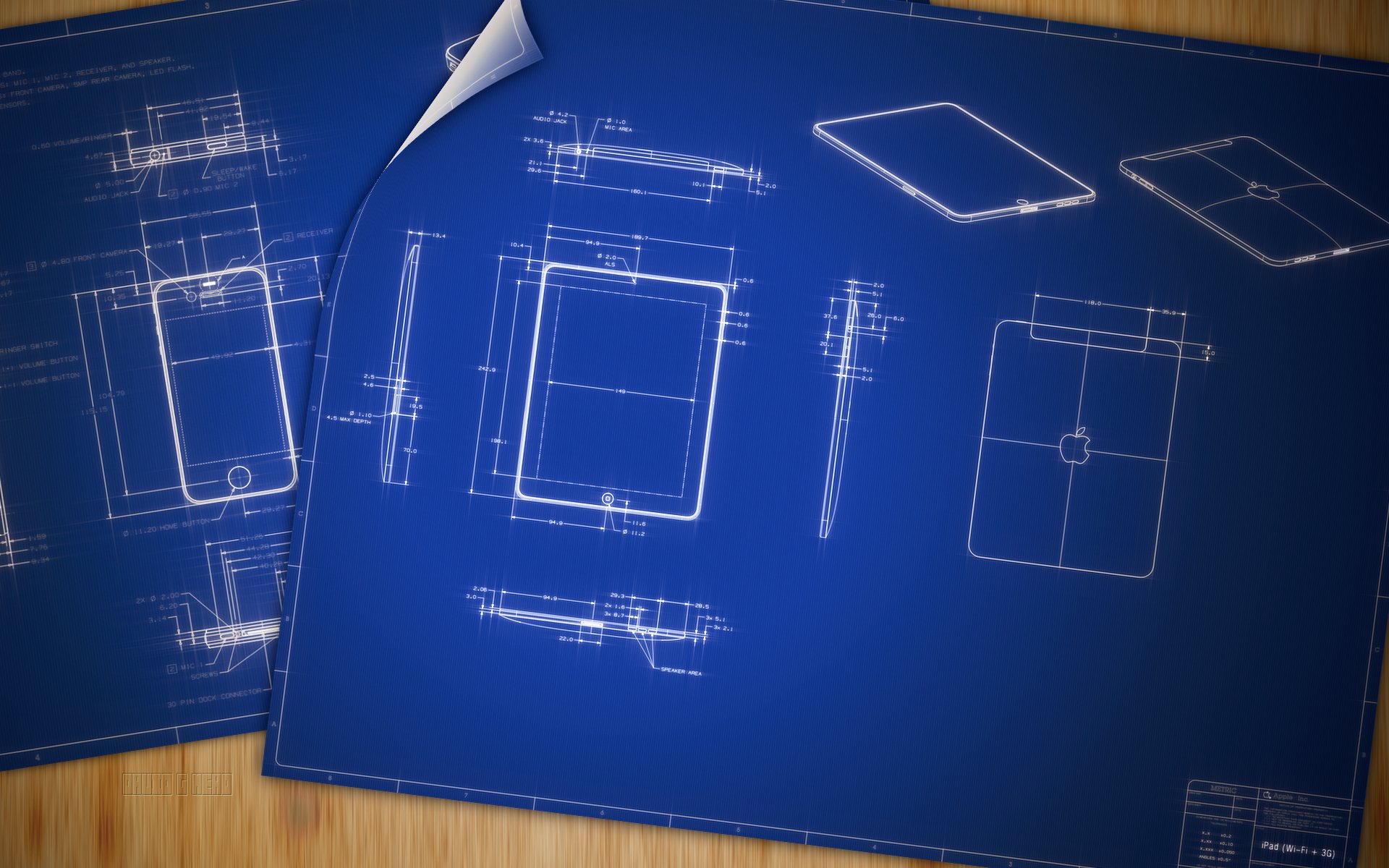 Apple Blueprints Wallpaper