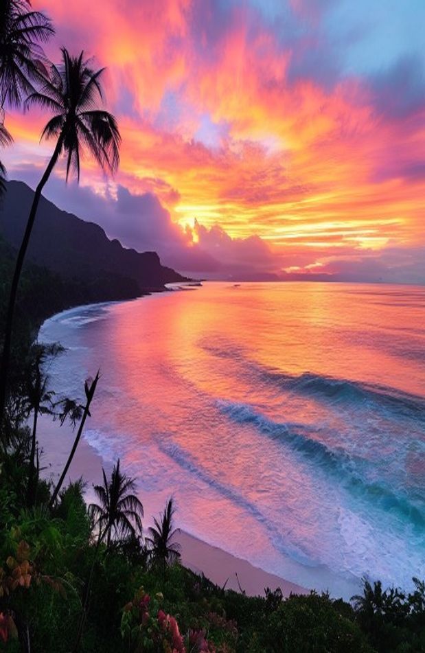 Hawaii Sunset Wallpaper