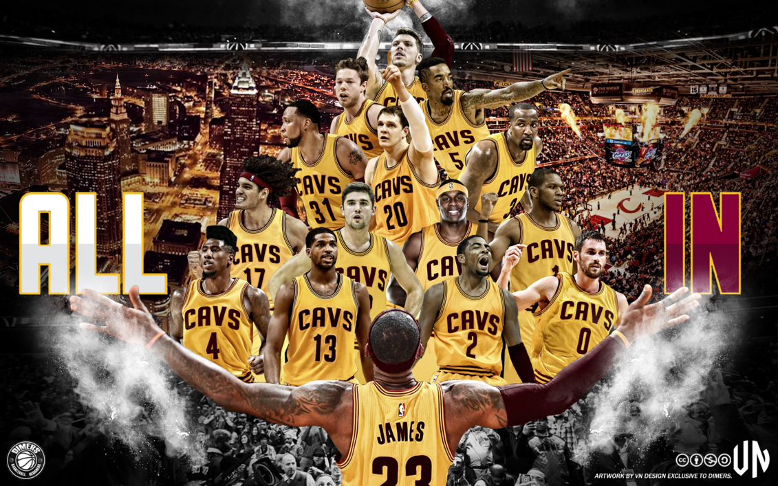 Cleveland Cavaliers All In Wallpaper By Vndesign