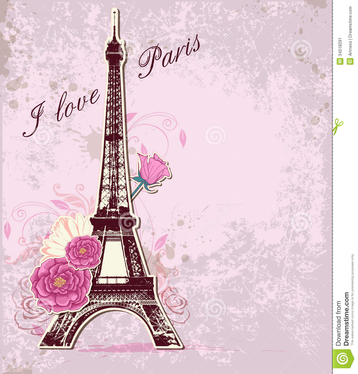 I Love Paris Wallpaper