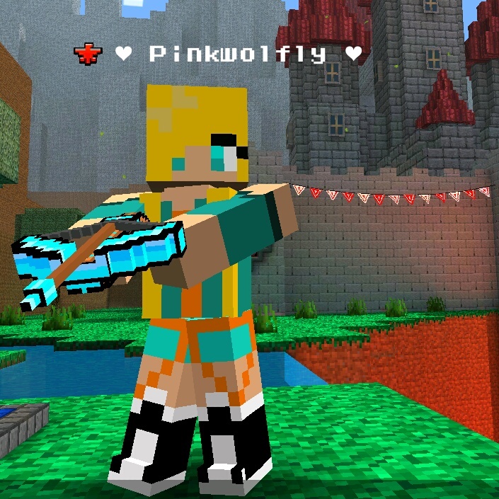 Pinkwolfly Pixel Gun 3d Skin By Skyloxgame