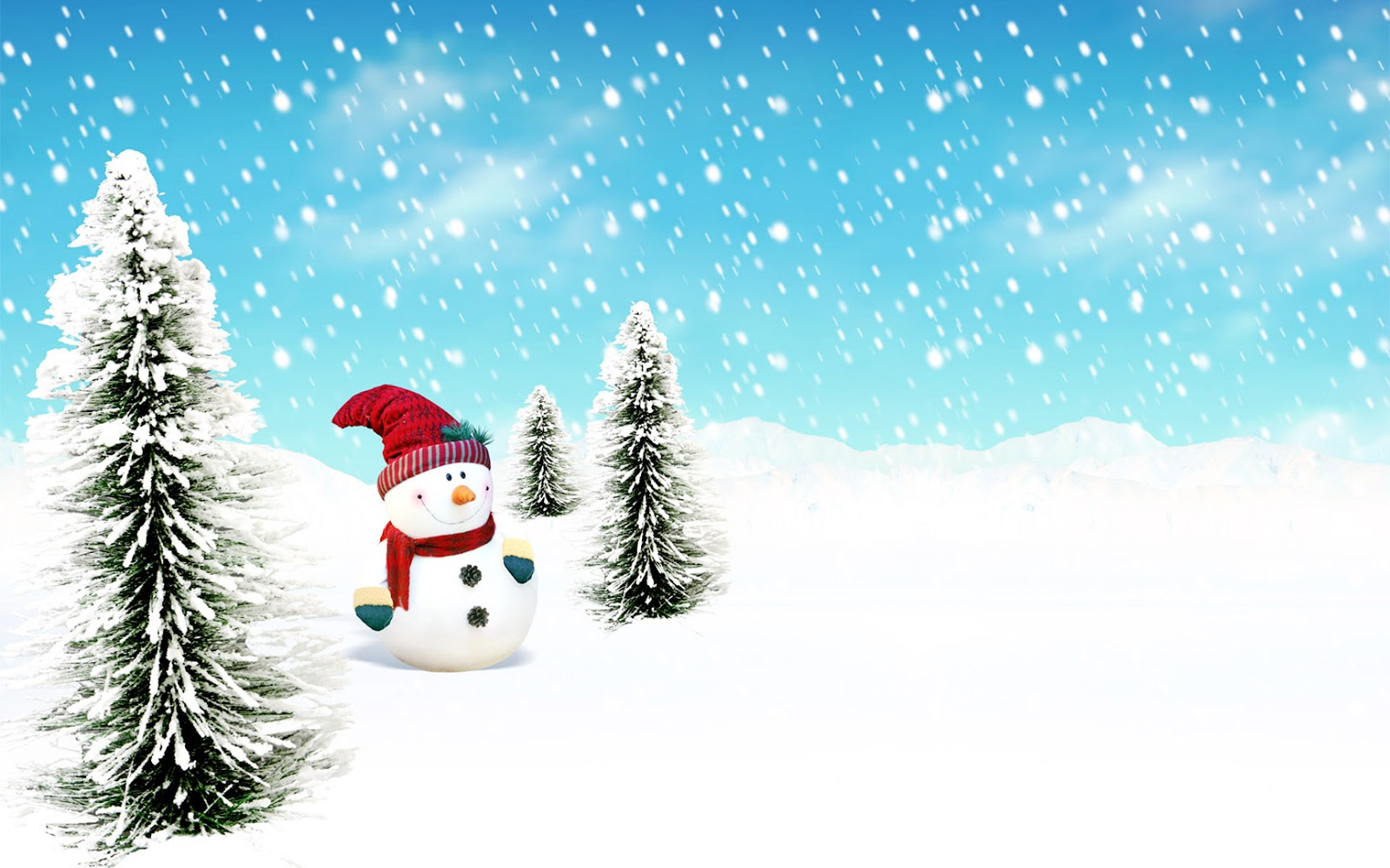 Cute Snowman Winter HD Wallpaper