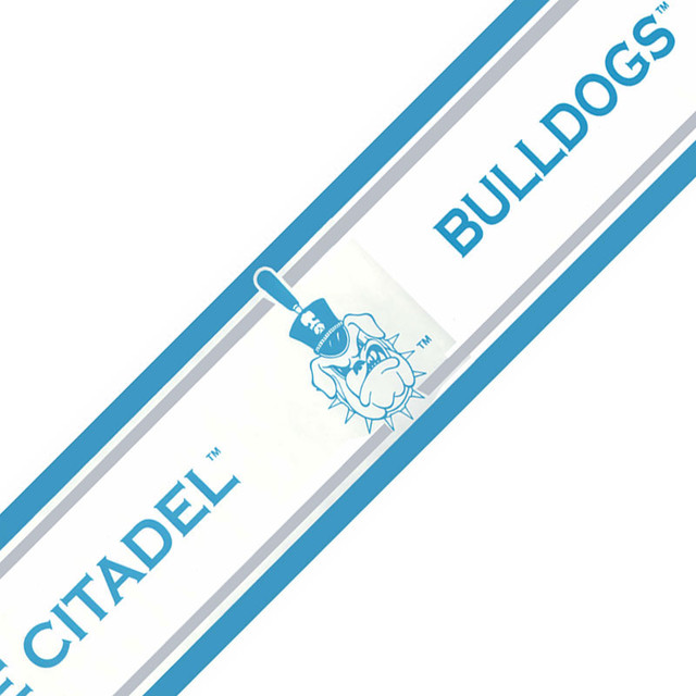 Ncaa Citadel Bulldogs College Accent Wallpaper Border Roll