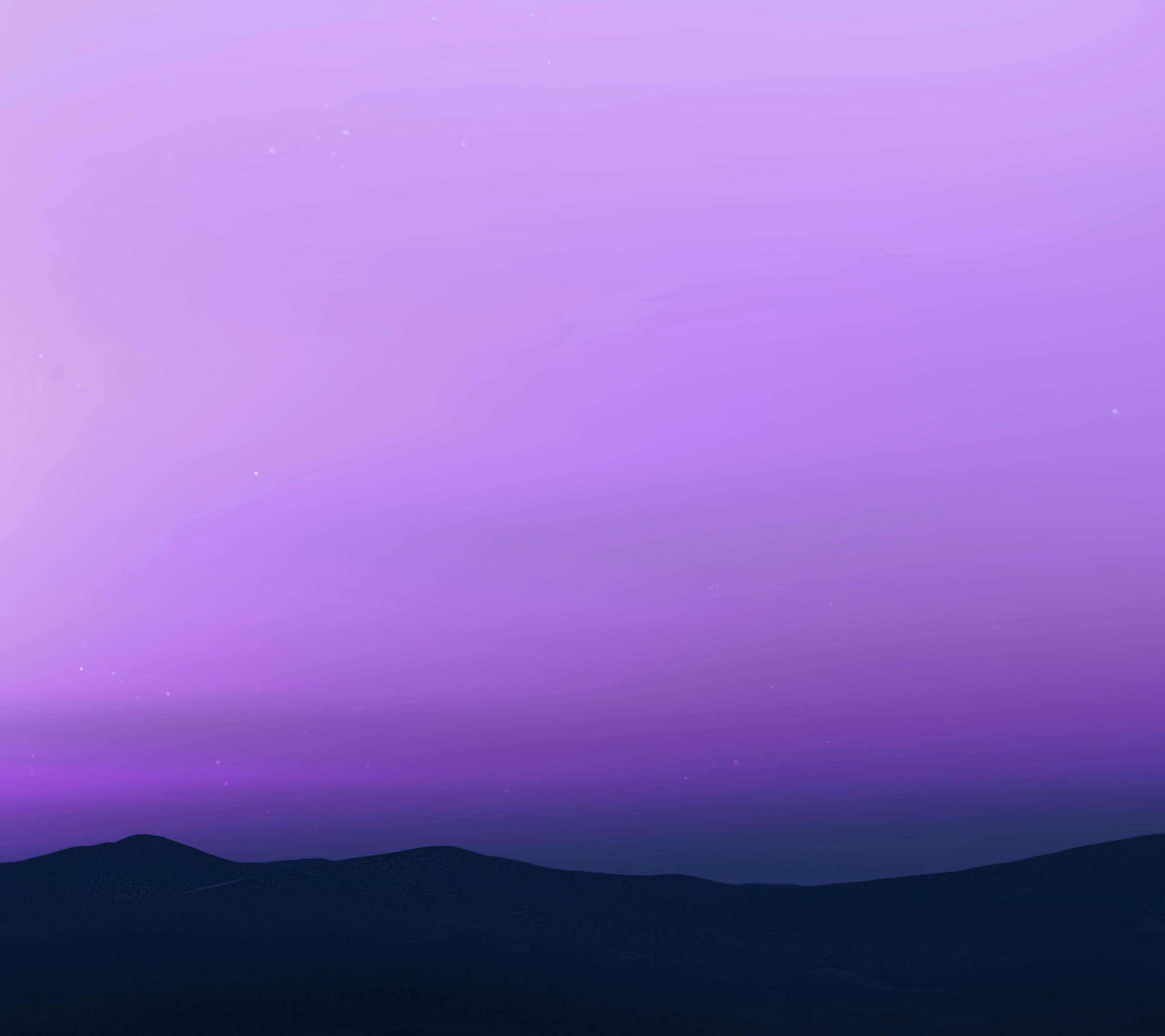 Android N Wallpaper Purple Color Gizmo Bolt Exposing