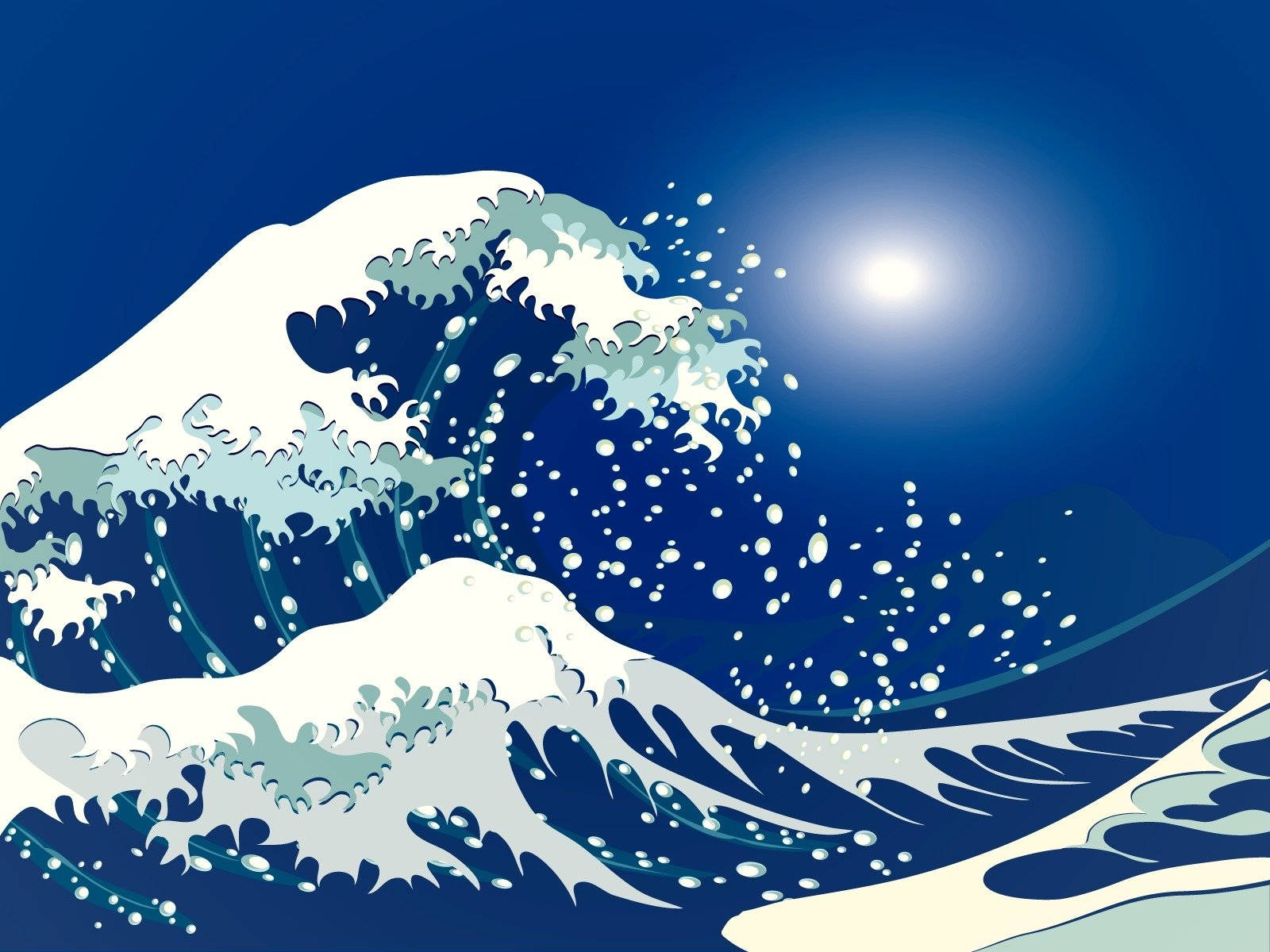 Japanese Wave Wallpaper