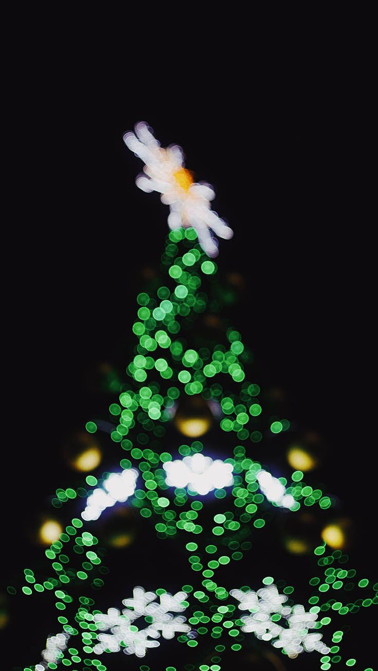 Sparkly Christmas iPhone Xs Max Wallpaper Preppy