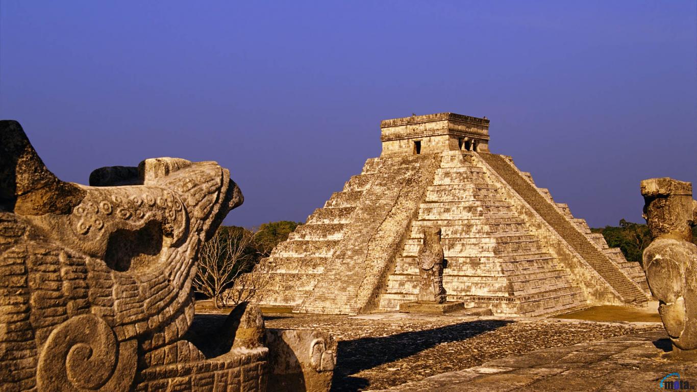 Wallpaper Aztec Pyramid Mexico X Desktop