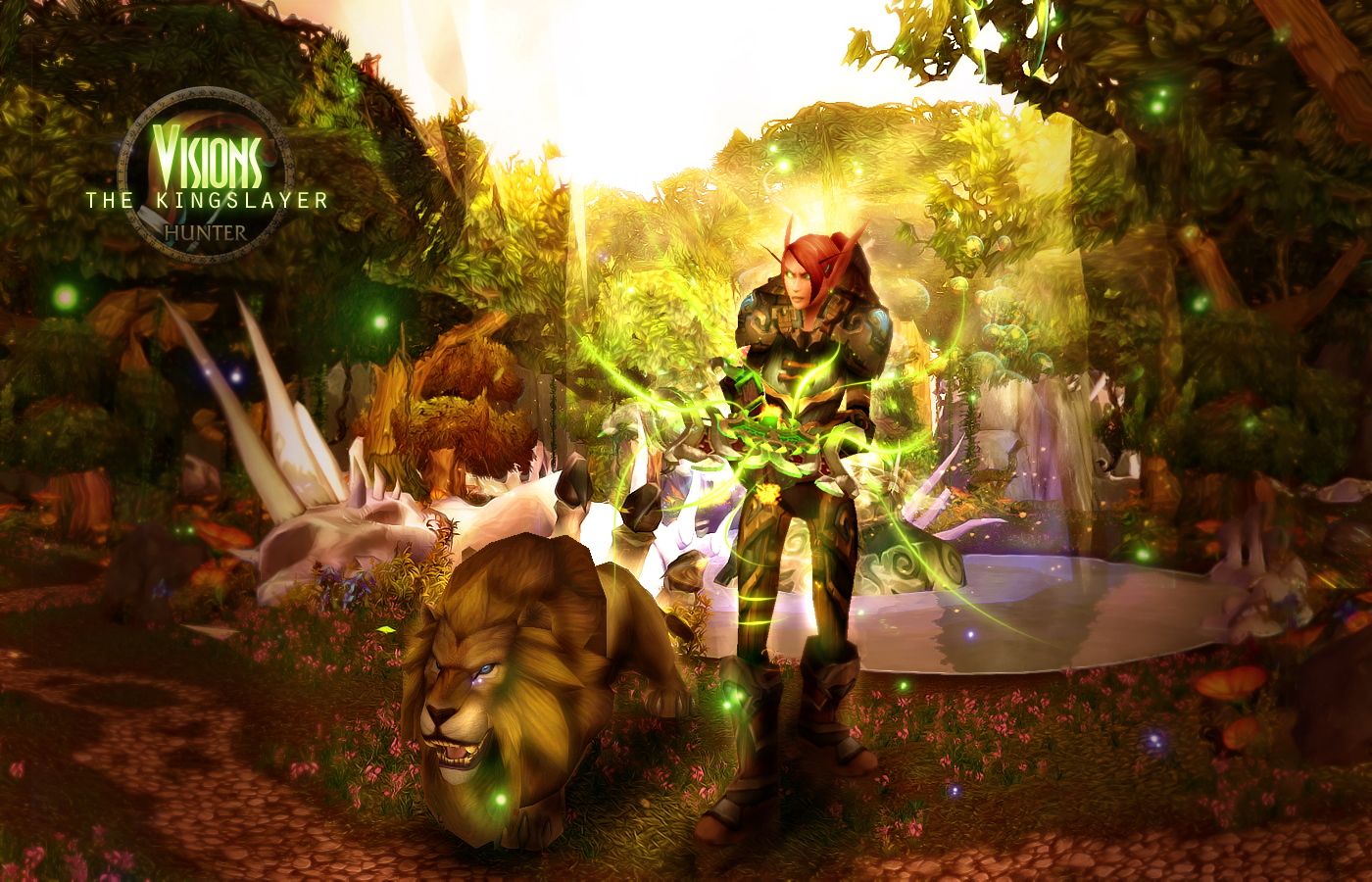 Blood Elf Hunter Background by Uberkayt on