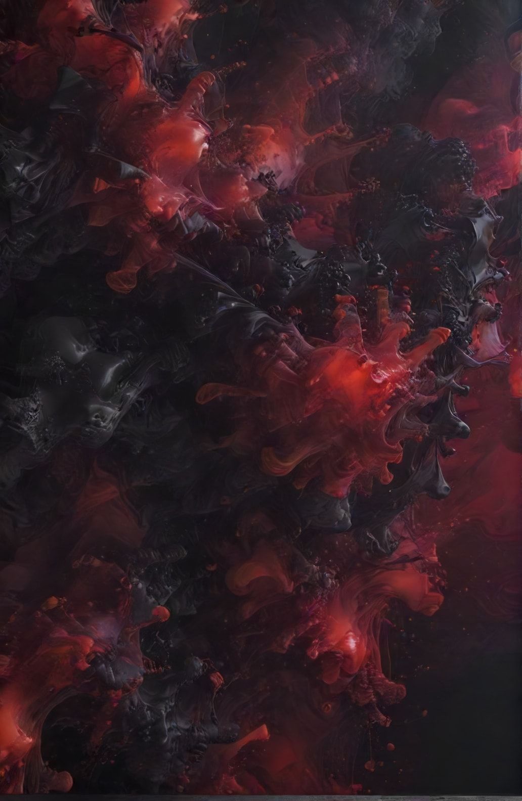 Black And Red 1080p Wallpaper